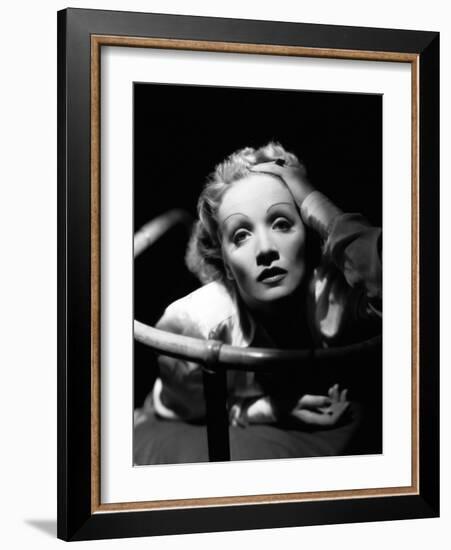 Marlene Dietrich. "Desire" 1936, Directed by Frank Borzage-null-Framed Photographic Print