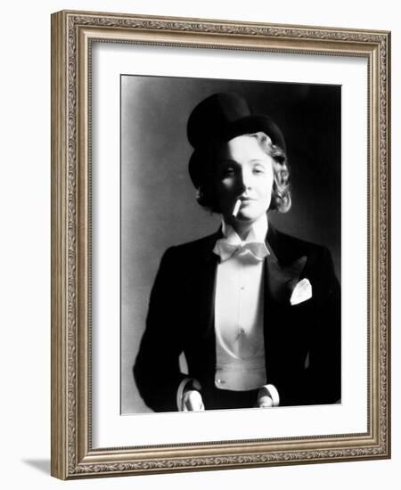 Marlene Dietrich, Portraitc.1930s-null-Framed Photo