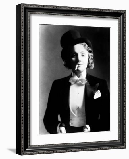 Marlene Dietrich, Portraitc.1930s-null-Framed Photo