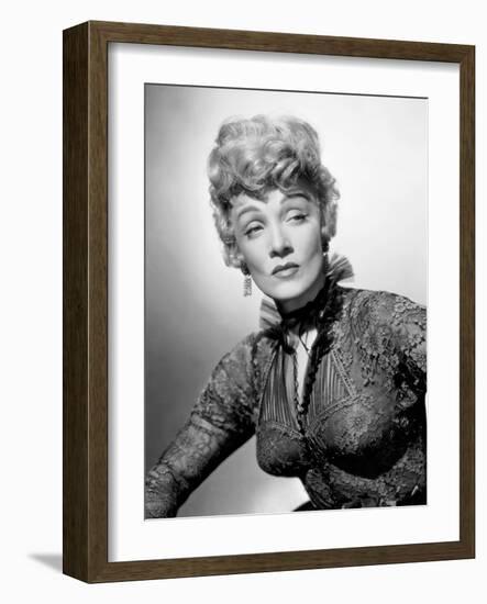 Marlene Dietrich. "Rancho Notorious" [1952], Directed by Fritz Lang.-null-Framed Photographic Print