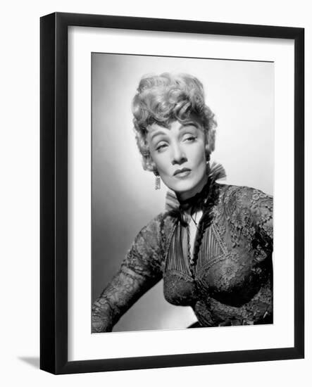 Marlene Dietrich. "Rancho Notorious" [1952], Directed by Fritz Lang.-null-Framed Photographic Print