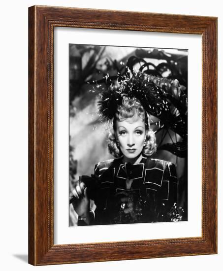 Marlene Dietrich. "Seven Sinners" 1940, Directed by Tay Garnett-null-Framed Photographic Print