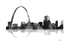 Gateway Arch St Louis Missouri Skyline BG 1-Marlene Watson-Giclee Print