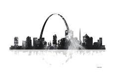 Gateway Arch St Louis Missouri Skyline BG 1-Marlene Watson-Giclee Print
