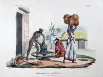 Brahmin Woman Collecting Water, 1828-Marlet et Cie-Giclee Print