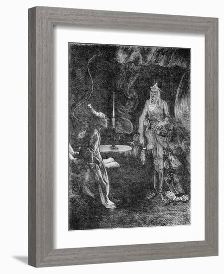 Marley's Ghost, Illustration from 'A Christmas Carol' by Charles Dickens-null-Framed Giclee Print