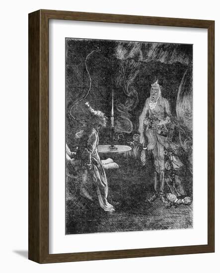 Marley's Ghost, Illustration from 'A Christmas Carol' by Charles Dickens-null-Framed Giclee Print