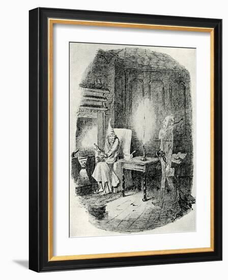 Marley's Ghost-John Leech-Framed Giclee Print