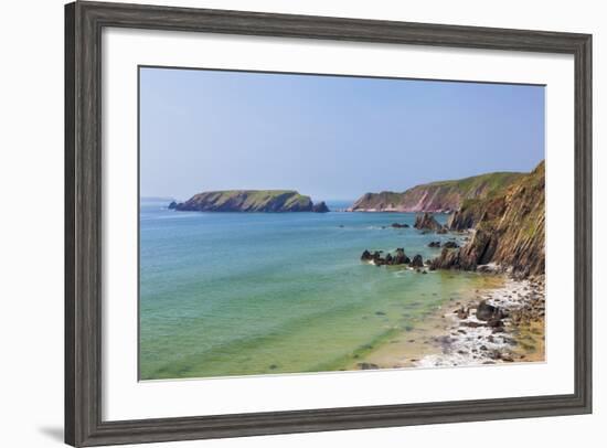 Marloes Sands, Pembrokeshire, Wales, United Kingdom, Europe-Billy Stock-Framed Photographic Print