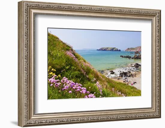 Marloes Sands, Pembrokeshire, Wales, United Kingdom, Europe-Billy Stock-Framed Photographic Print