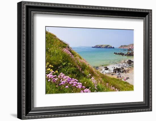 Marloes Sands, Pembrokeshire, Wales, United Kingdom, Europe-Billy Stock-Framed Photographic Print