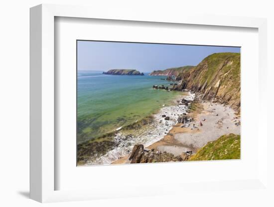 Marloes Sands, Pembrokeshire, Wales, United Kingdom, Europe-Billy Stock-Framed Photographic Print