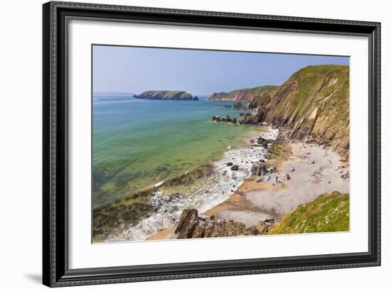 Marloes Sands, Pembrokeshire, Wales, United Kingdom, Europe-Billy Stock-Framed Photographic Print