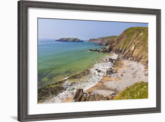 Marloes Sands, Pembrokeshire, Wales, United Kingdom, Europe-Billy Stock-Framed Photographic Print