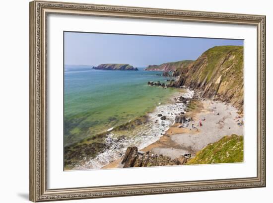 Marloes Sands, Pembrokeshire, Wales, United Kingdom, Europe-Billy Stock-Framed Photographic Print