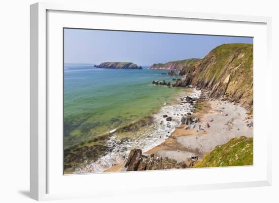 Marloes Sands, Pembrokeshire, Wales, United Kingdom, Europe-Billy Stock-Framed Photographic Print