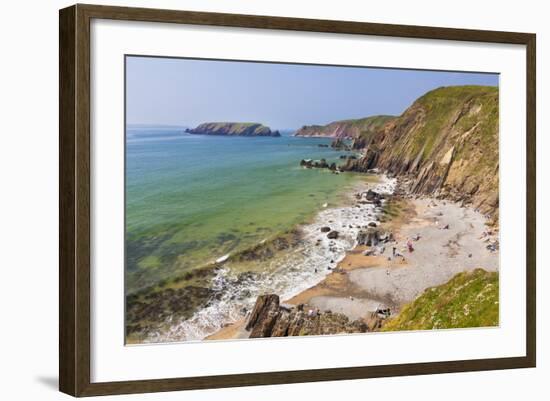 Marloes Sands, Pembrokeshire, Wales, United Kingdom, Europe-Billy Stock-Framed Photographic Print