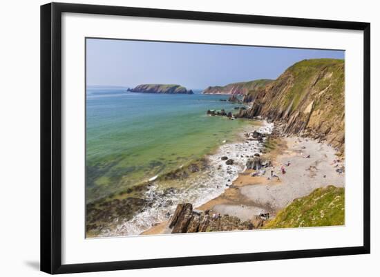 Marloes Sands, Pembrokeshire, Wales, United Kingdom, Europe-Billy Stock-Framed Photographic Print