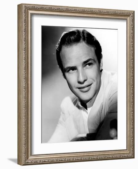 Marlon Brando, 1950s-null-Framed Photo