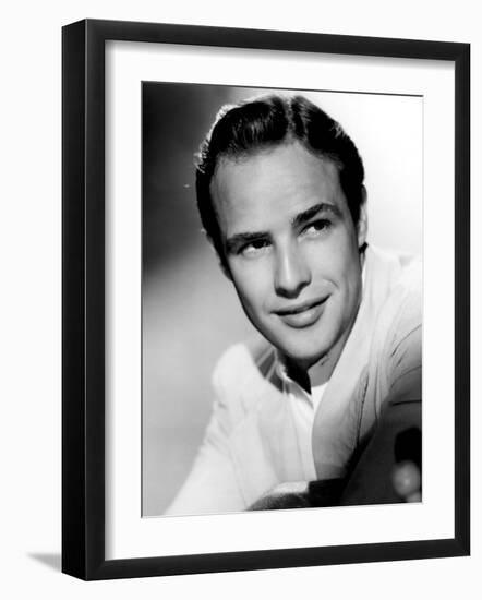 Marlon Brando, 1950s-null-Framed Photo