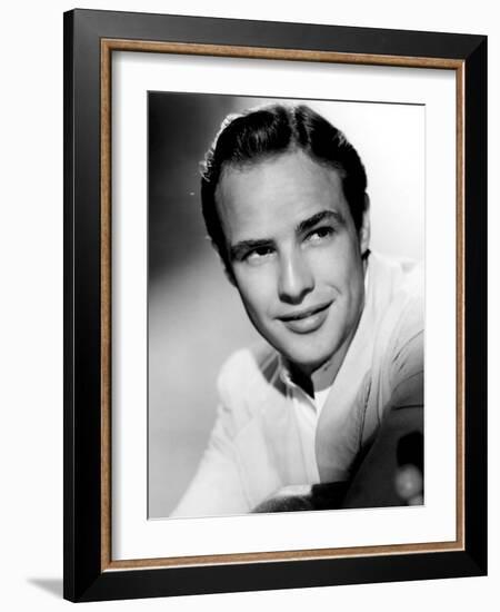 Marlon Brando, 1950s-null-Framed Photo