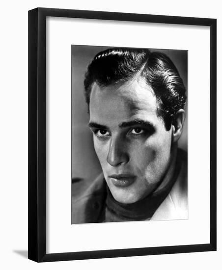 Marlon Brando, 1950s-null-Framed Photo