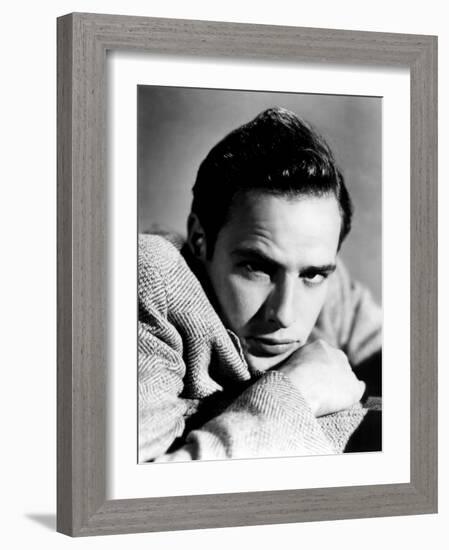 Marlon Brando, Early 1950s-null-Framed Photo