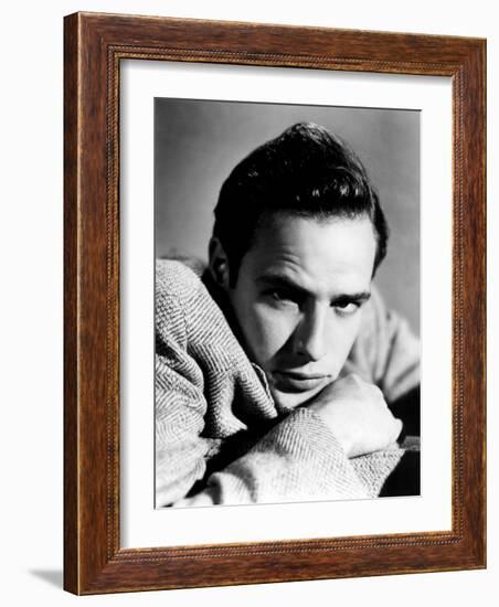 Marlon Brando, Early 1950s-null-Framed Photo