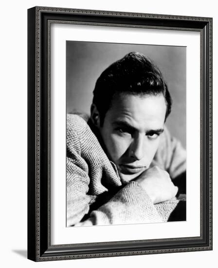 Marlon Brando, Early 1950s-null-Framed Photo