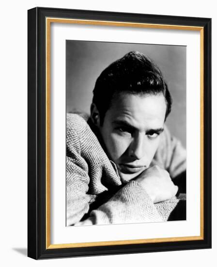 Marlon Brando, Early 1950s-null-Framed Photo