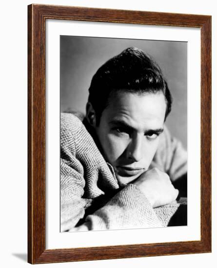 Marlon Brando, Early 1950s-null-Framed Photo