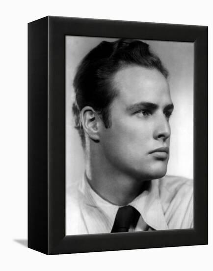 Marlon Brando in the 1940s-null-Framed Stretched Canvas