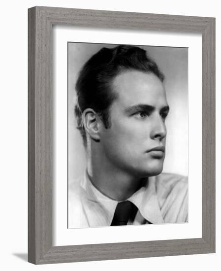 Marlon Brando in the 1940s-null-Framed Photo