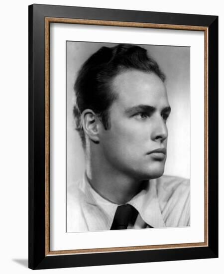 Marlon Brando in the 1940s-null-Framed Photo