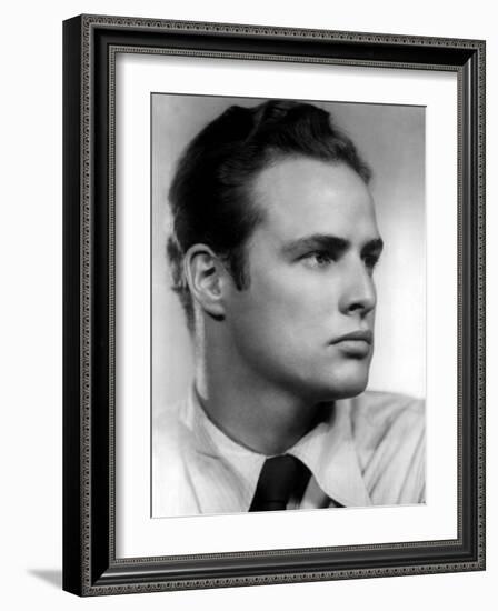 Marlon Brando in the 1940s-null-Framed Photo