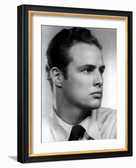 Marlon Brando in the 1940s-null-Framed Photo