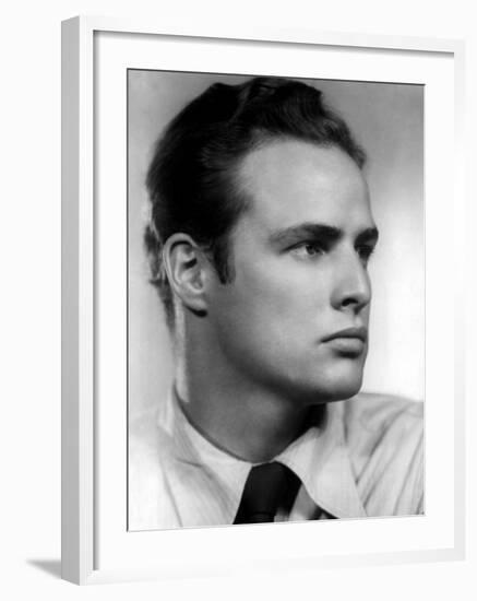 Marlon Brando in the 1940s-null-Framed Photo