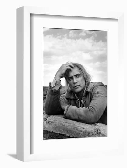 Marlon Brando. "The Missouri Breaks" [1976], Directed by Arthur Penn.-null-Framed Photographic Print