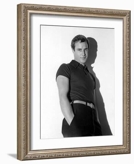 Marlon Brando-null-Framed Photo