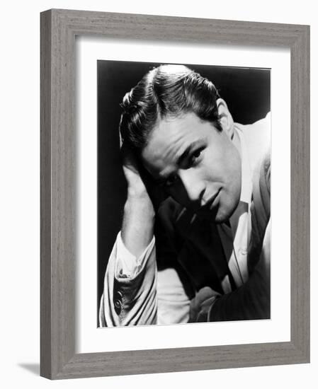 Marlon Brando-null-Framed Photo