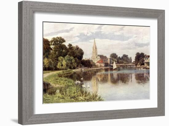 Marlow Bridge-Alfred Robert Quinton-Framed Giclee Print