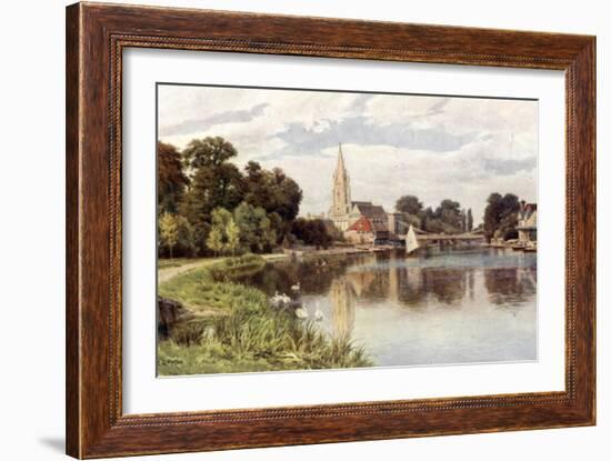 Marlow Bridge-Alfred Robert Quinton-Framed Giclee Print