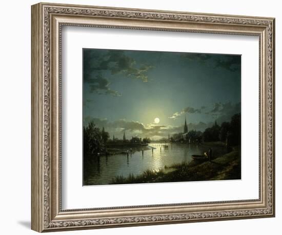 Marlow on Thames-Henry Pether-Framed Giclee Print