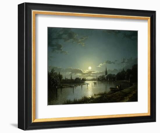 Marlow on Thames-Henry Pether-Framed Giclee Print