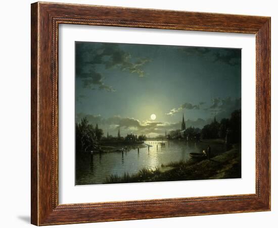 Marlow on Thames-Henry Pether-Framed Giclee Print