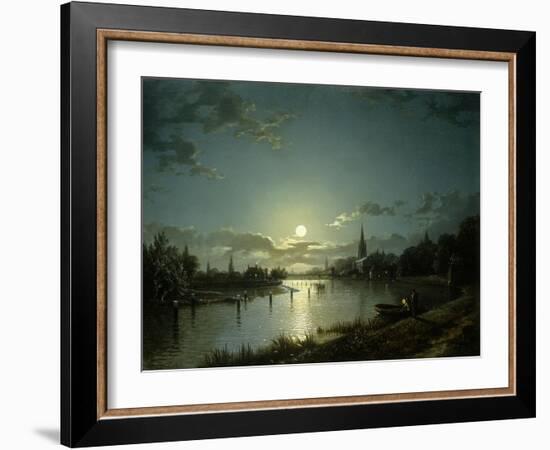 Marlow on Thames-Henry Pether-Framed Giclee Print