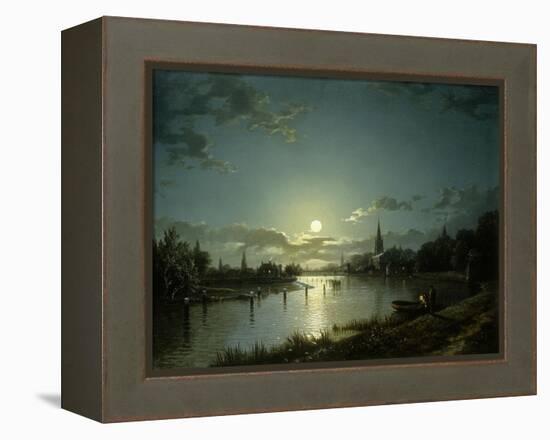 Marlow on Thames-Henry Pether-Framed Premier Image Canvas