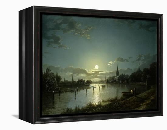 Marlow on Thames-Henry Pether-Framed Premier Image Canvas