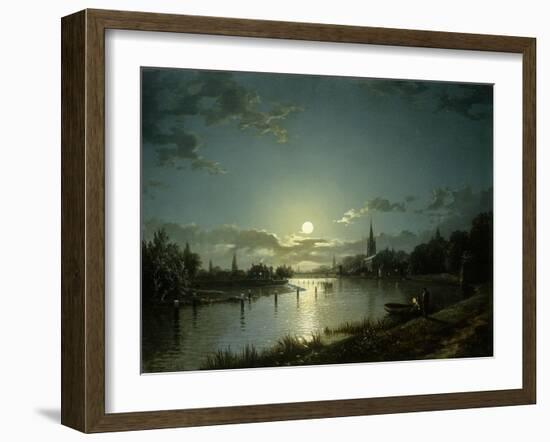 Marlow on Thames-Henry Pether-Framed Giclee Print