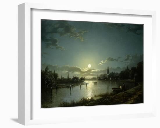 Marlow on Thames-Henry Pether-Framed Giclee Print